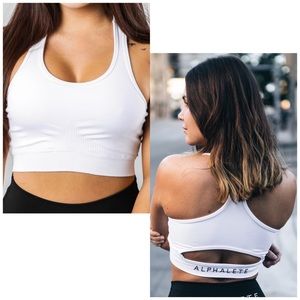 Alphalete Aero Sports Bra White